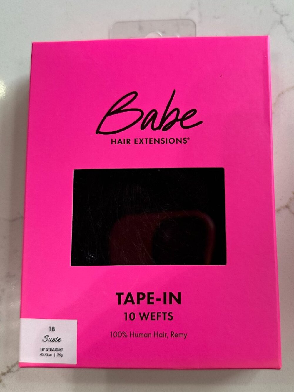 Babe Hair Extensions Tape-in 10 wefts Susie 18" Straight
